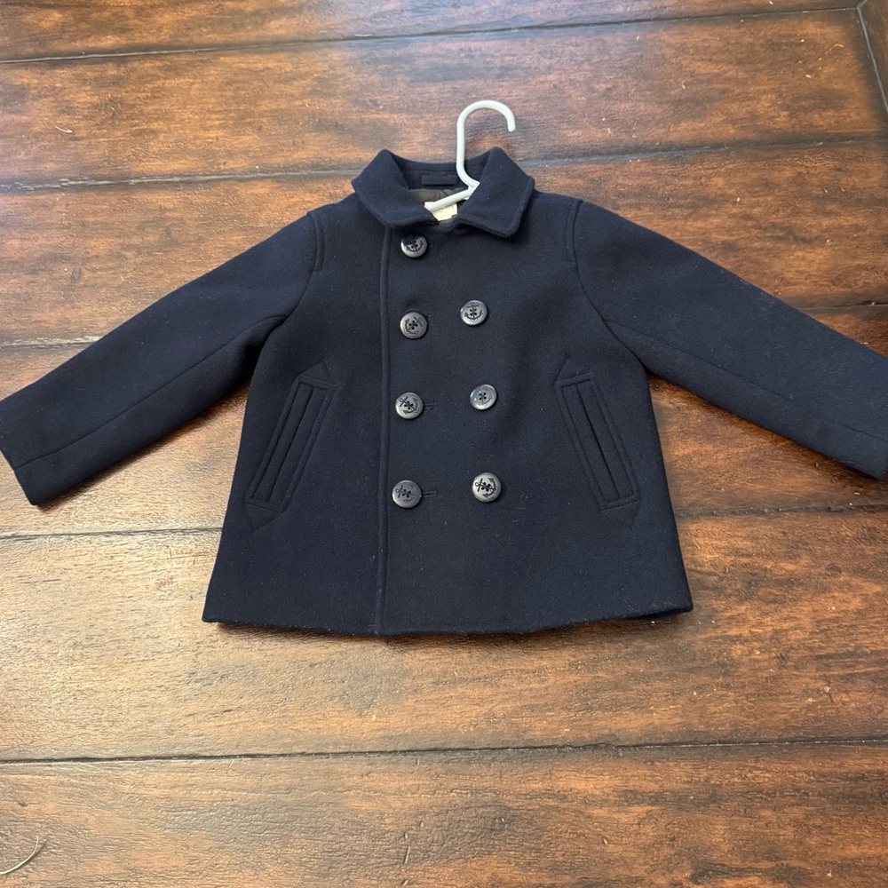 JCrew Toddler Peacoat - worn 2x